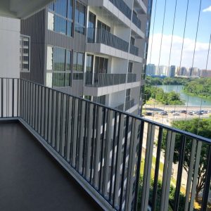 invisible grilles for condo balcony